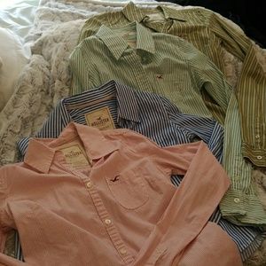 Hollister button down shirts